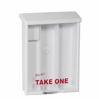 White Outdoor Brochure Box